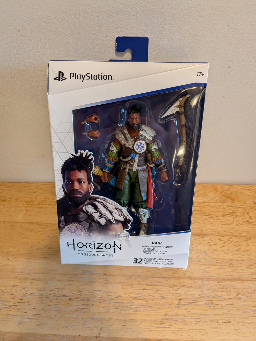 PlayStation Horizon Forbidden West Varl Action Figure - Green & Brown
